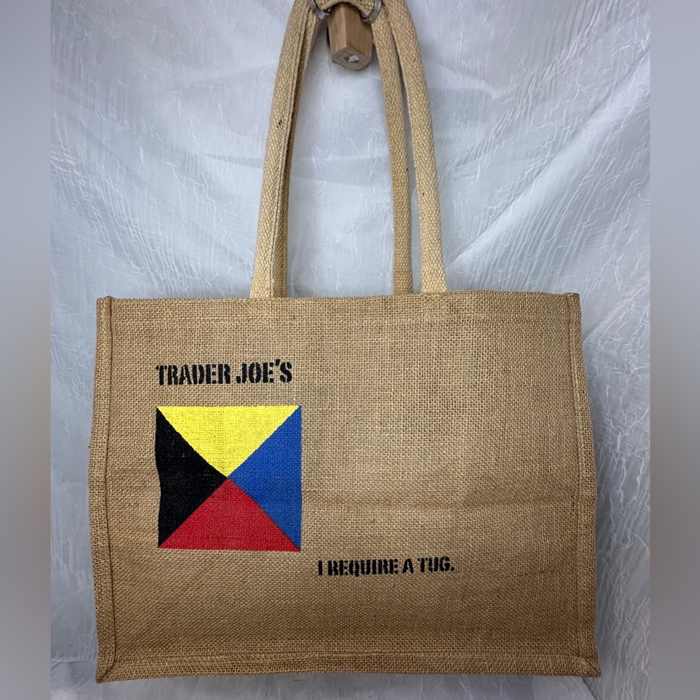 Trader Joe's Jute Tote Bag Collectible